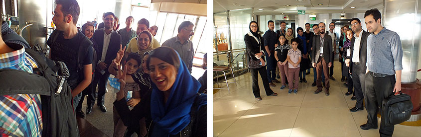 بازدید از برج میلاد تهران به میزبانی مرکز طراحی اسپیرال